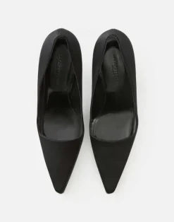 New Lafayette 148 New York Satin Pump Black