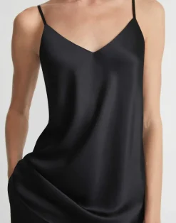 Hot Lafayette 148 New York Silk Charmeuse Bias Tank Latte