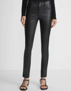 Discount Lafayette 148 New York Silky Stretch Nappa Leather Mercer Pant Beet