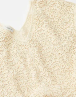 Online Lafayette 148 New York Soutache Embroidered Cotton Dress Creme Fraiche