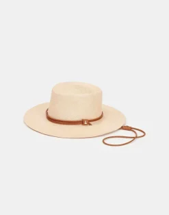 Clearance Lafayette 148 New York Straw Bolero Hat Black Multi