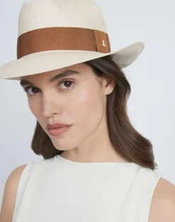Best Lafayette 148 New York Straw Panama Hat Copper