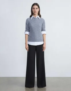 Online Lafayette 148 New York Stretch Cotton Shirt White