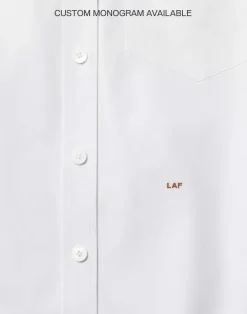 Best Lafayette 148 New York Stretch Cotton Slim Shirt White