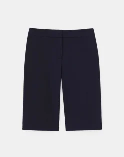 Sale Lafayette 148 New York Stretch Twill Manhattan Bermuda Short Black