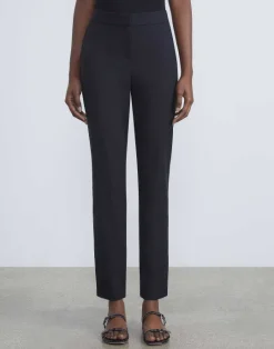 Online Lafayette 148 New York Stretch Twill Manhattan Skinny Ankle Pant Sea Salt