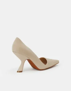 Online Lafayette 148 New York Suede Pump Sandstone
