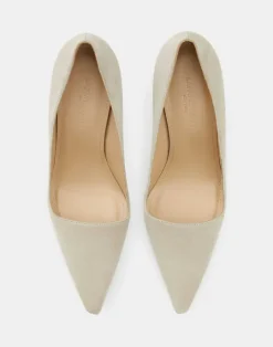 Online Lafayette 148 New York Suede Pump Sandstone