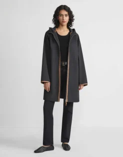 Clearance Lafayette 148 New York Techno Twill Anorak White