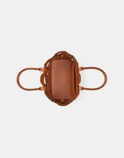 Outlet Lafayette 148 New York Vachetta Leather 8 Knot Tote—Small Copper