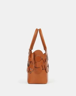 Outlet Lafayette 148 New York Vachetta Leather 8 Knot Tote—Small Copper
