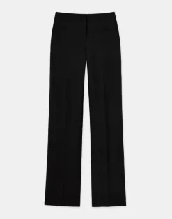 Best Lafayette 148 New York Wool-Silk Crepe Gates Pant Buff